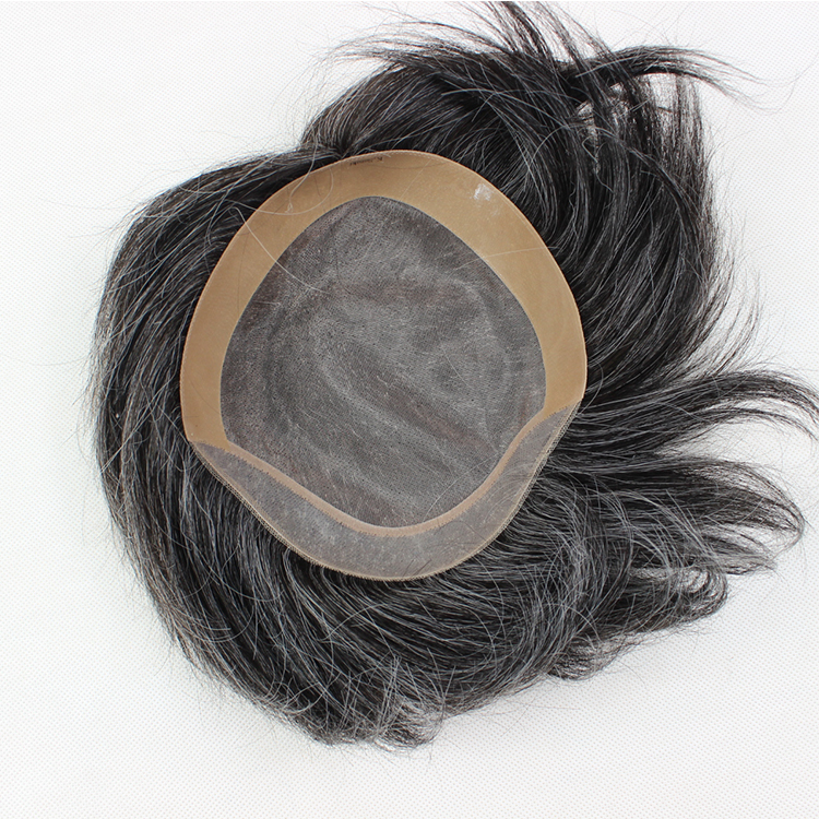 Cheap toupee for men closure 70s hair pieces salon SJ00170